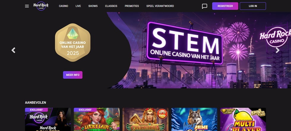 Hard rock casino beste online casino van Nederland
